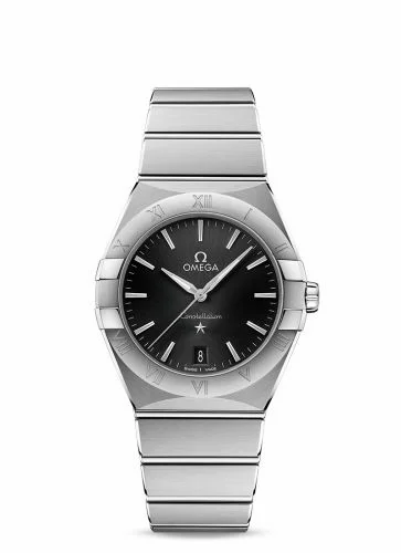 Omega Constellation Quartz 36 Stainless Steel / Black / Bracelet 131.10.36.60.01.001 (13110366001001)
